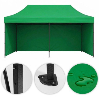 Kerti zöld felállítható sátor - 3x6 m