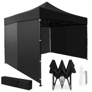 Kerti fekete automata pavilon - 3x3 m -