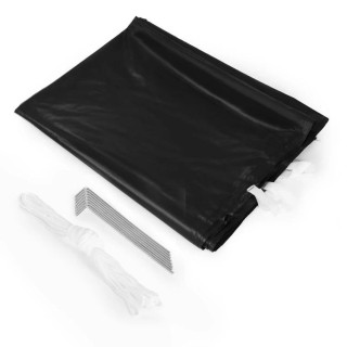 Kerti fekete automata pavilon - 3x3 m -