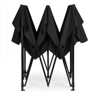 Kerti fekete automata pavilon - 3x3 m -