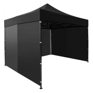 Kerti fekete automata pavilon - 3x3 m -