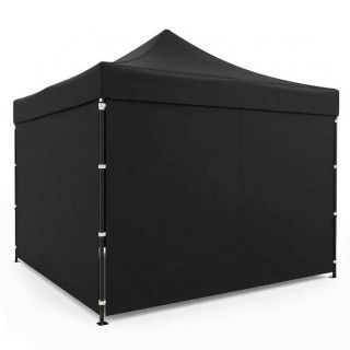 Kerti fekete automata pavilon - 3x3 m -
