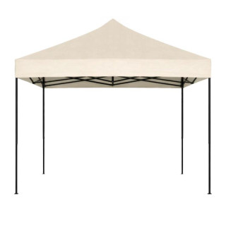 Bézs színű, automata kerti pavilon - 3x3 m -