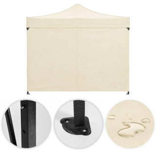 Bézs színű, automata kerti pavilon - 3x3 m -