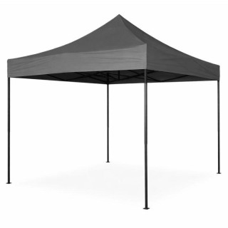 Értékesítési stand szürke színben - 3x3 m