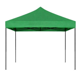 Zöld árusító stand - 3x3 m