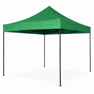 Zöld árusító stand - 3x3 m