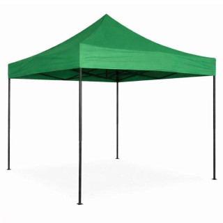 Zöld árusító stand - 3x3 m
