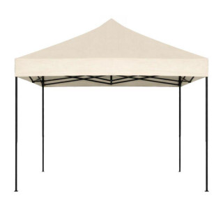 Bézs színű árusító stand - 3x3 m