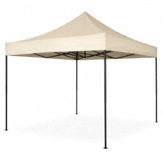 Bézs színű árusító stand - 3x3 m