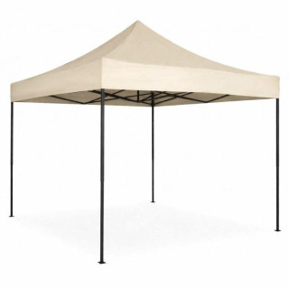 Bézs színű árusító stand - 3x3 m