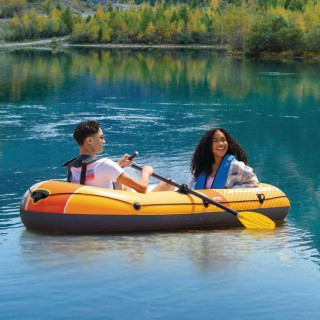 Kétszemélyes felfújható csónak Challenger 2 + pumpa + 2 evező