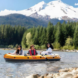 Háromszemélyes felfújható csónak Challenger 3 + pumpa + 2 evező