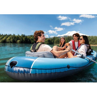 Négyszemélyes felfújható csónak Excursion 4 + pumpa + 2 evező + táska