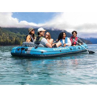 Öt személyes felfújható csónak Excursion 5 + pumpa + 2 evező + táska