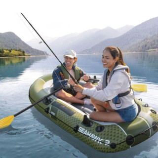 Seahawk 2 kétszemélyes felfújható csónak + pumpa + 2 evező
