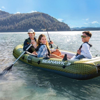 Háromszemélyes felfújható csónak Seahawk 3 + pumpa + 2 evező