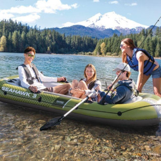 Háromszemélyes felfújható csónak Seahawk 3 + pumpa + 2 evező