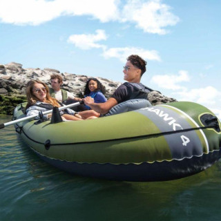 Négyüléses felfújható csónak Seahawk 4 + pumpa + 2 evező