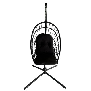 Fekete függőszék ERIS összecsukható