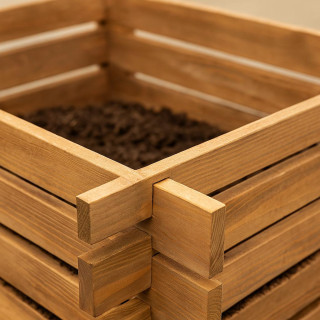 Impregnált fa kerti komposztáló 500 l