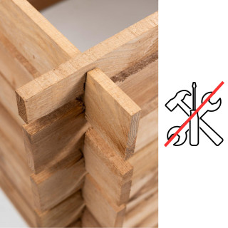 Impregnált fa kerti komposztáló 500 l