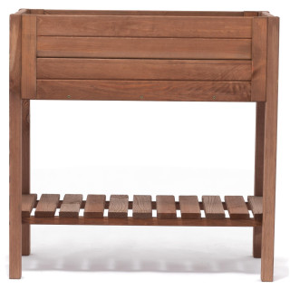 Impregnált fa virágtartó/virágcserép - 39x79x79cm