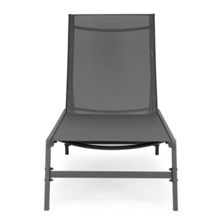 Állítható strandszék szürke színben