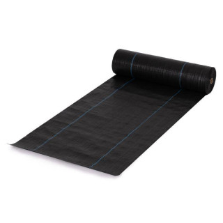 Tuberkulózis elleni fekete UV agrotextília 150 g - 1,6 x 20 m