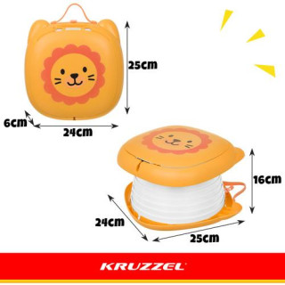 Gyermek hordozható/utazó bili - oroszlán