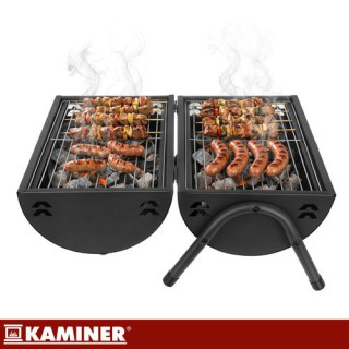 Turisztikai kerti grill Kaminer 38x30x40 cm