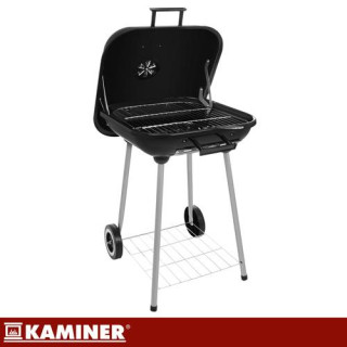 Kerti grillsütő fedéllel 53x77x46 cm Kaminer
