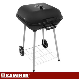 Kerti grillsütő fedéllel 53x77x46 cm Kaminer