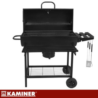 Kerti grillsütő fedéllel 108x67x96 cm Kaminer