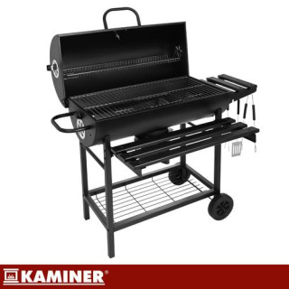 Kerti grillsütő fedéllel 108x67x96 cm Kaminer