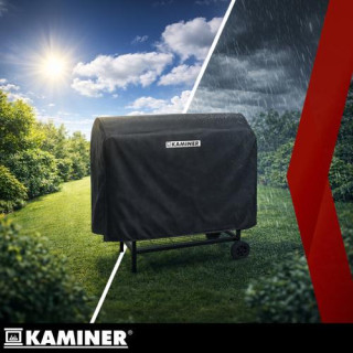 Kerti grillsütő fedéllel 108x67x96 cm Kaminer