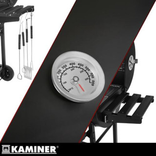 Kerti grillsütő fedéllel 108x67x96 cm Kaminer