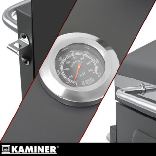 Kerti grill fedővel 116x70x110cm Kaminer