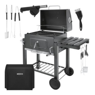 Kerti grill fedővel 116x70x110cm Kaminer