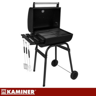 Kerti grillsütő fedéllel 82x51x117 cm Kaminer