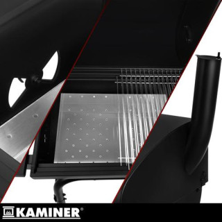 Kerti grillsütő fedéllel 82x51x117 cm Kaminer