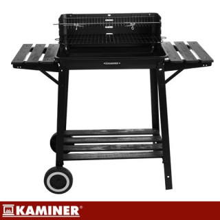 Kerti grill nyárssal 93x41x86 cm Kaminer