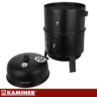 Kerti grillsütő fedéllel/füstölő 44x80x42 cm