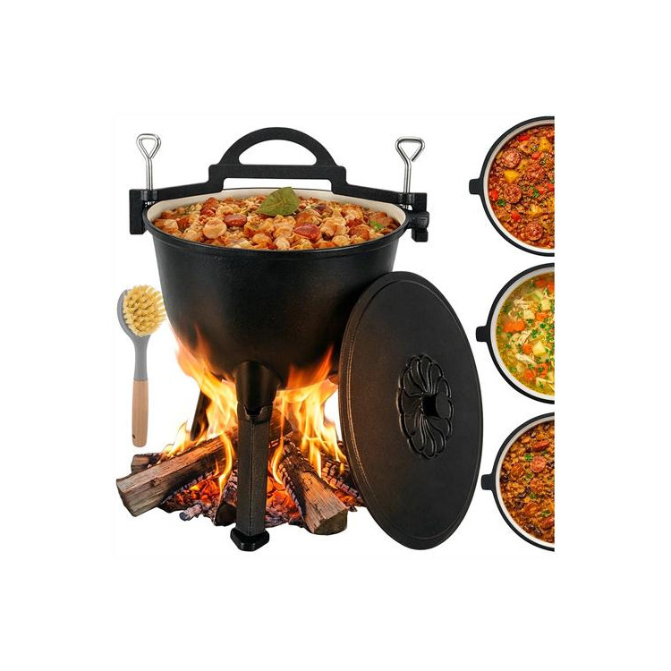 Zománcozott öntöttvas kazán Kaminer - 10 L