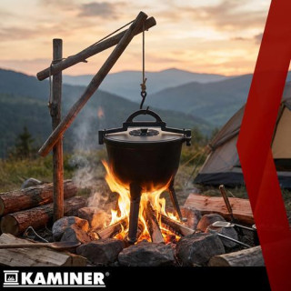 Zománcozott öntöttvas kazán Kaminer - 10 L