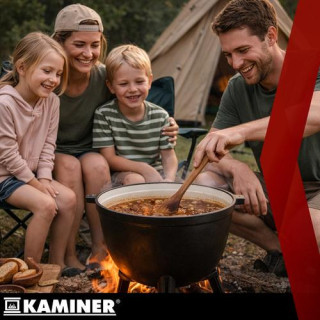 Zománcozott öntöttvas kazán Kaminer - 10 L