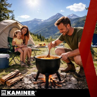 Zománcozott öntöttvas kazán Kaminer - 10 L