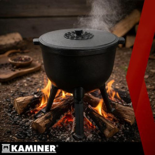 Zománcozott öntöttvas kazán Kaminer - 10 L