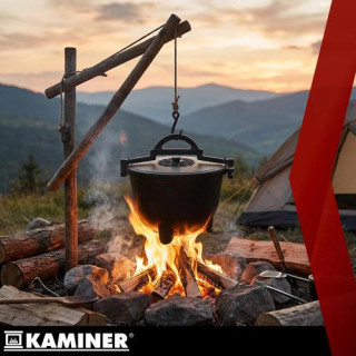 Zománcozott öntöttvas kazán Kaminer - 10 L