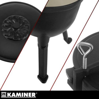 Zománcozott öntöttvas kazán Kaminer - 10 L